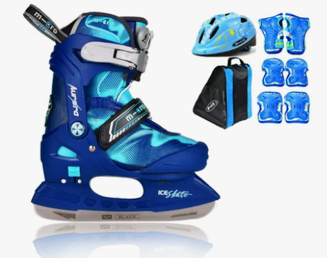 瑞士micro迈古儿童冰刀鞋初学者全套滑冰...