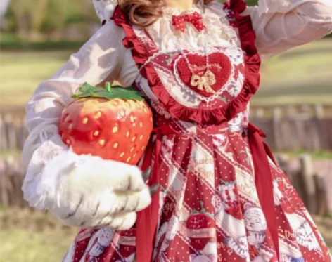 全款预约一酱草莓lolita新年新款jsk...