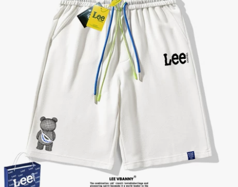 LEE VBANNY官网联名男士短裤男纯棉...