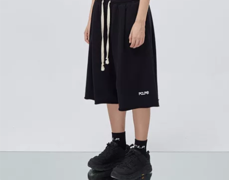 PCLP 夏季国潮牌短裤男潮流简约百搭宽松...