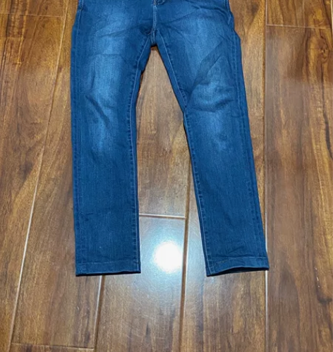 实体店购入低腰女装男装修身小喇叭男款微喇叭...