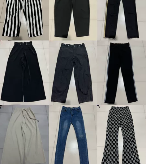 女l码裤子统统15一条 早秋牛仔裤西装裤休...