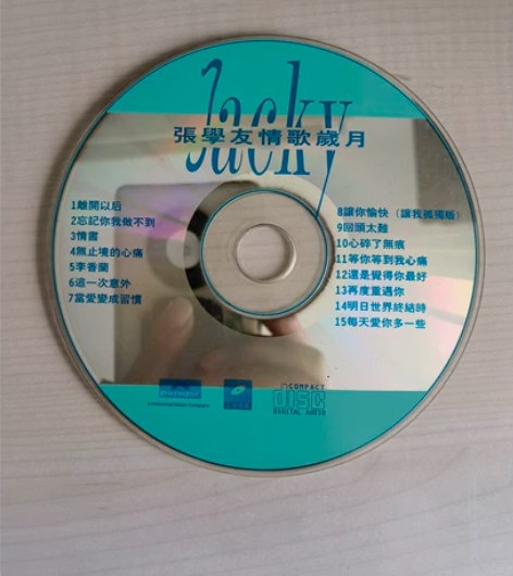 张学友情歌岁月港台音乐古典爵士流行音乐Cd...