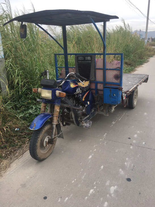 二手三轮车，载马桶平板三轮车，175机头，...