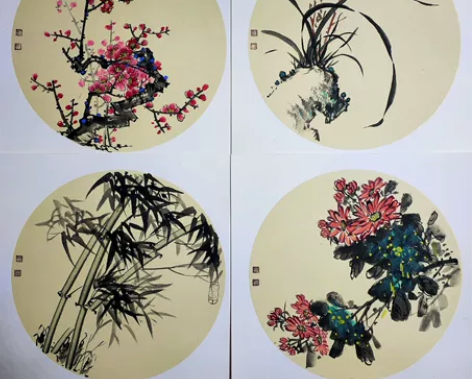 国画水墨画写意花鸟画客厅装饰墙挂礼品赠送 ...