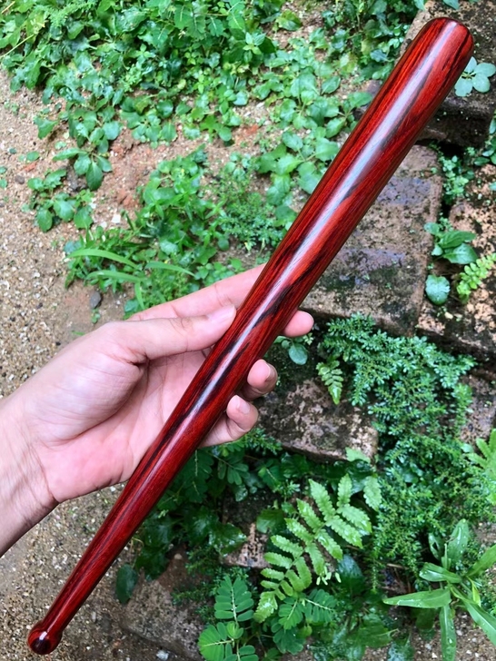 印度小叶紫檀木棒棍球棒棒球棒把玩防身棒，无...