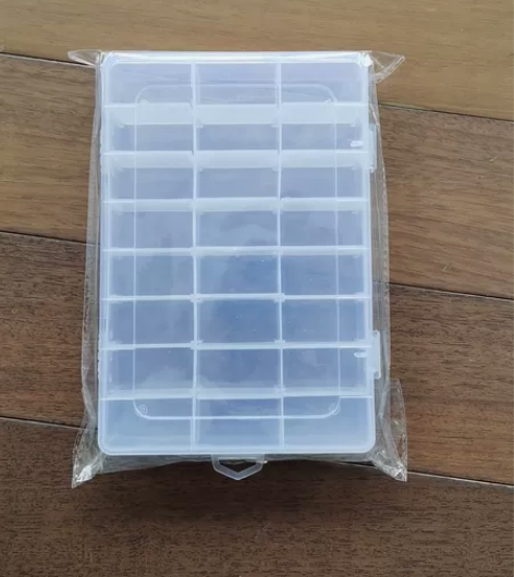 分隔零件盒，尺寸14cm*20cm*4cm...