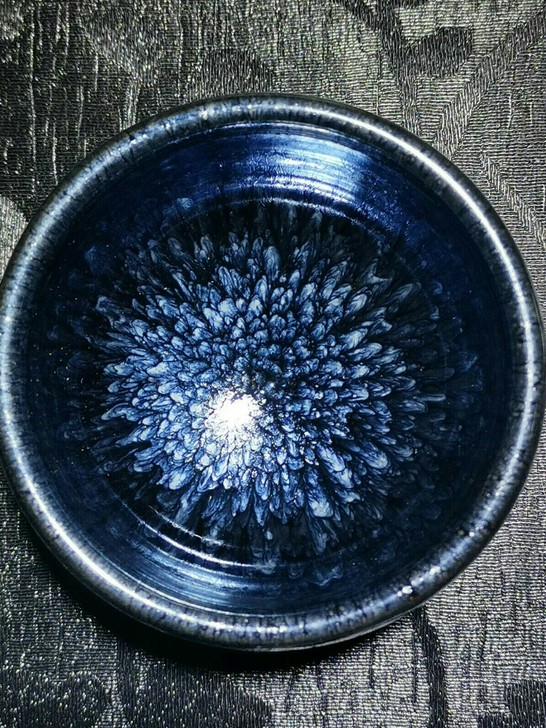 全新油滴百花建盏禅定杯。规格:7##amp...