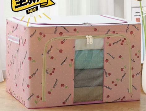 【清仓处理】72L大号收纳箱装衣服牛津布纺...