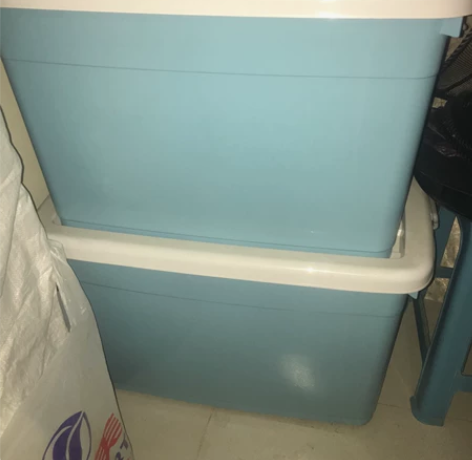 加厚特大号收纳箱塑料衣服储物盒清仓箱子大号...