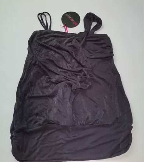 女士深灰色吊带，手感软滑，胸围80长59厘...