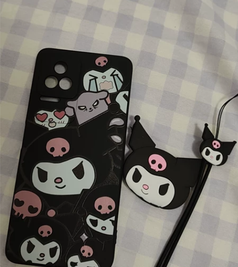 红米k50手机壳加吊绳和支架 搞错了型号 ...