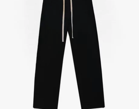 黑色直筒裤子男秋冬季加绒垂感休闲长裤韩版潮...