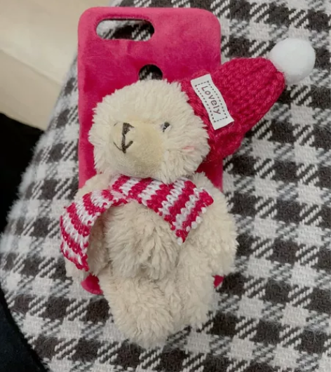 佛系出售OPPOR R15毛绒手机壳 再另...