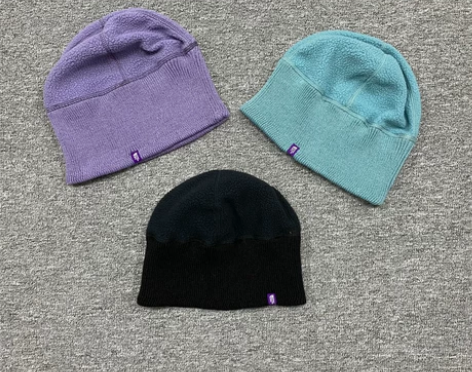 TNF 紫标 摇粒绒 瓜皮帽  冷帽 TH...