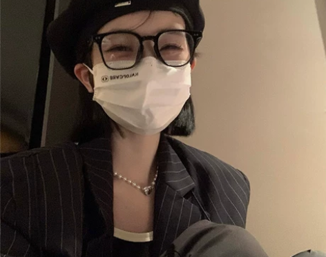 黑色贝雷帽子女春秋百搭日系复古八角蓓蕾帽大...