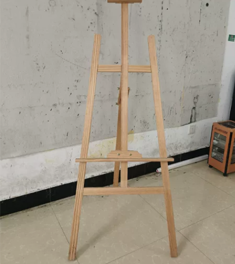 1.5米实木画架，可调节，最大放2K画板，...