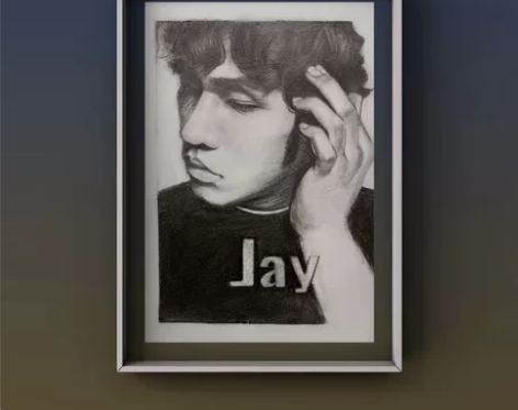 16k 纯手绘铅笔素描周杰伦画纯手绘 我自...