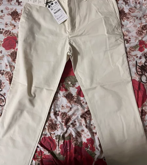 ZARA秋季男装 弹力修身CHINO卡其裤...