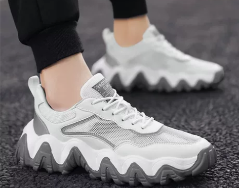 枫叶 运动男鞋男士休闲鞋时尚小虎牙老爹鞋 ...