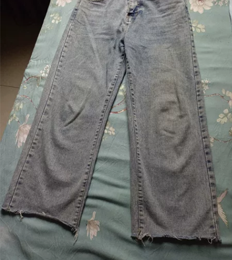 阔腿牛仔裤，弹力很大，特柔软，显腿细原价2...