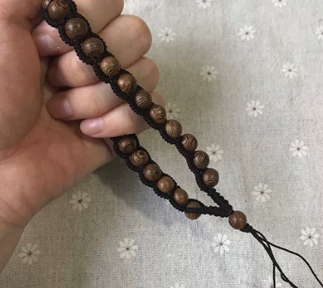 鸡翅木手把件·手机挂绳拴绳·6条起包邮，不...