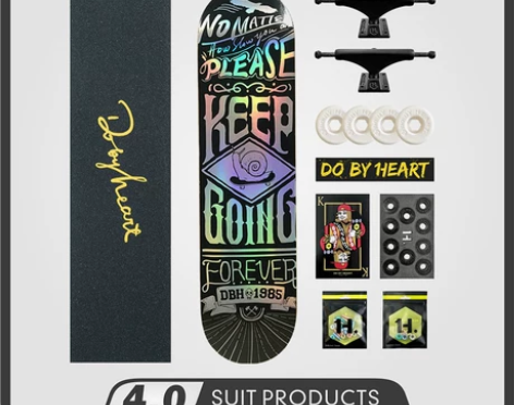 出dbh双翘专业滑板 大一刚加入滑板社的时...