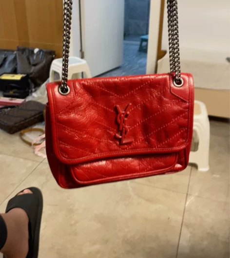 ysl niki小号单肩斜挎包 成色97新...