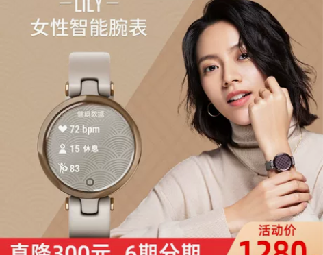 Garmin佳明lily时尚欧美智能心率手...