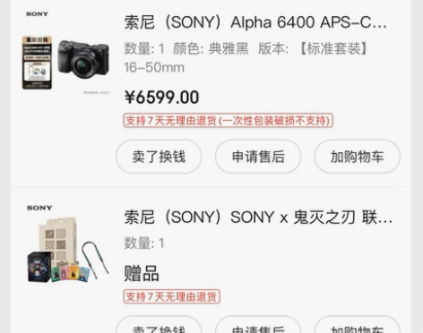 索尼（SONY）Alpha 6400 AP...