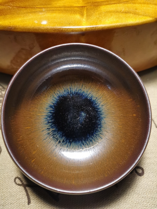 62柴烧建盏  微瑕