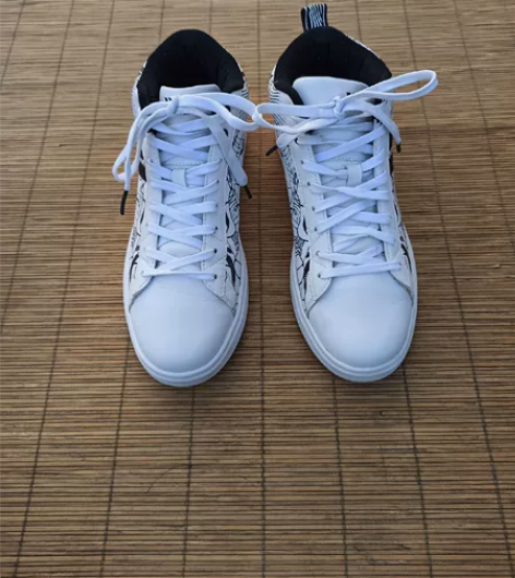 42码特步高帮运动鞋 鞋子八成新以上，保证...