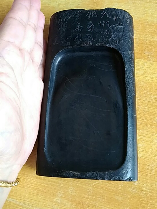 #笔墨纸砚#爷爷小时候用过的砚台,繁钦(-...