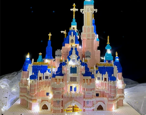 乐高积木成年高难度泰姬陵城堡大人立体建筑女...