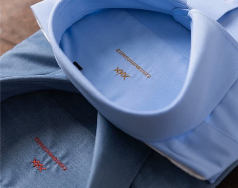 柜上5900！高支免烫男士高端商务休闲长袖...