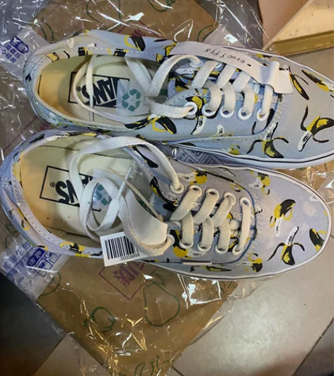 vans板鞋,亲戚从美国回来送的礼物,花色...