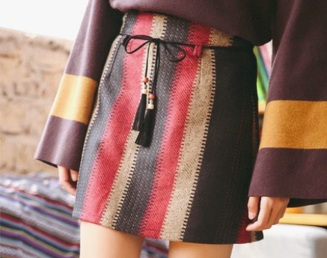 墨锦2016秋冬女装新款半身裙民族风女裙显...