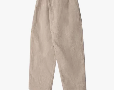 （全新）法式复古纯亚麻阔腿九分裤女 设计感...