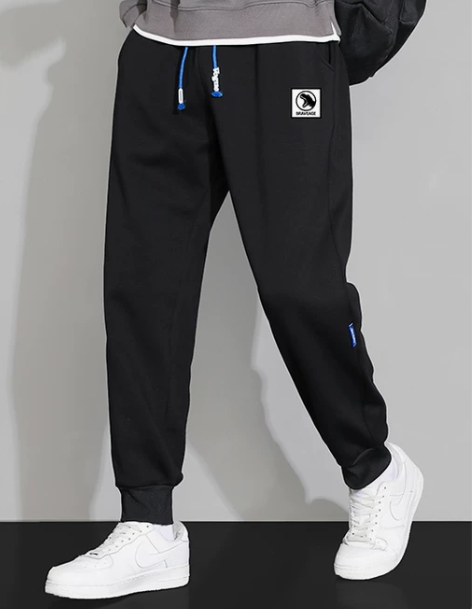 休闲长裤秋季休闲裤运动裤男小脚宽松束脚卫裤...