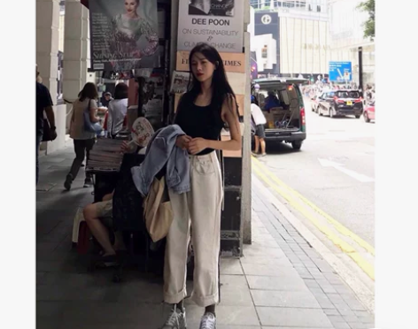 牛仔裤女直筒宽松百搭阔腿裤胖妹妹2019新...