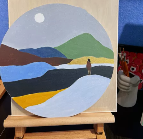 装饰画 丙烯 感兴趣的话点“我想要”和我私...