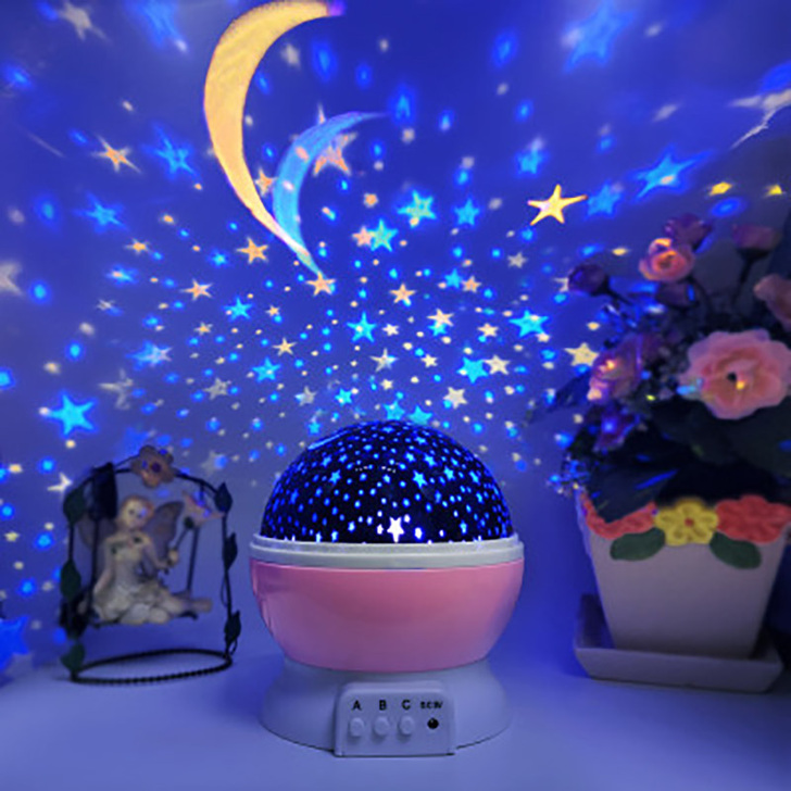 创意星空灯投影仪小夜灯梦幻少女心满天星投影...