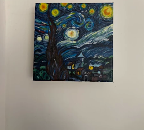 梵高星月夜装饰画 可小刀 感兴趣的话点“我...