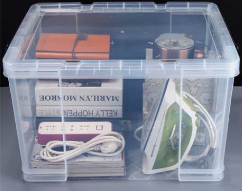 储物箱 储物箱衣物透明收纳箱塑料收纳盒整理...