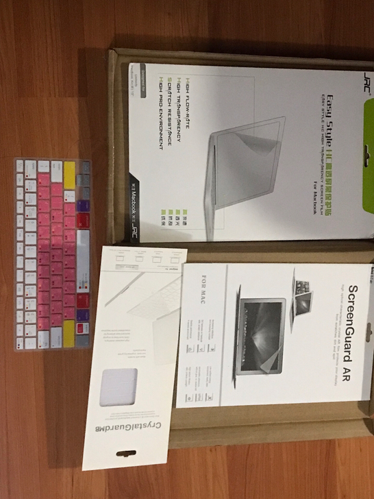 macbook 2015款 屏幕膜两张 键...