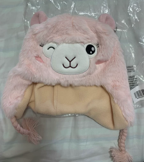 全新正品卡蒙卡通毛绒帽 规格：53cm，适...