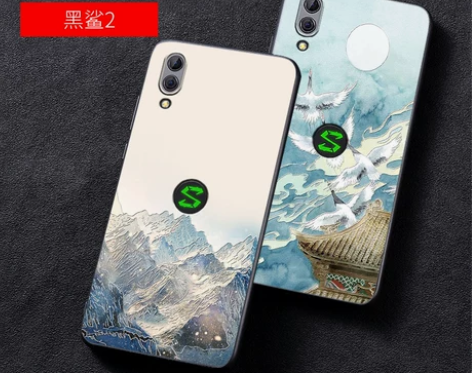 小米黑鲨2游戏手机壳黑鲨2保护套浮雕全包磨...