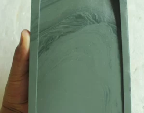 凯利洮砚抄手砚 水泉湾老坑极品云水纹料(...