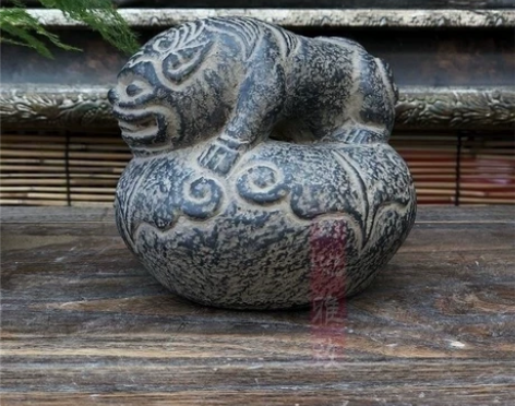 【低价出】乡下老家收的，石头小狮子。石雕小...