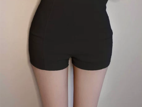 短裤女 短裤热裤黑色三分女夏2022韩版高...
